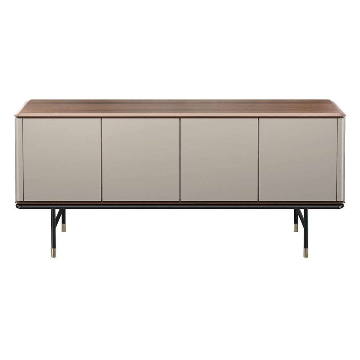 Буфет ALTEA, MOD INTERIORS (бежевый, чёрный, золотой, дерево)
