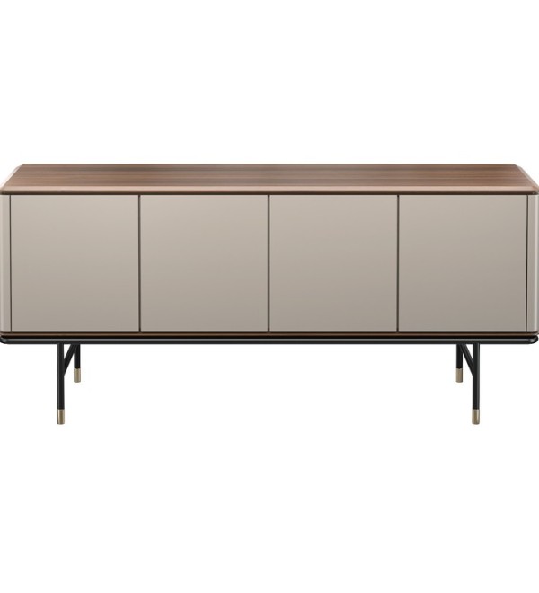 Буфет ALTEA, MOD INTERIORS (бежевый, чёрный, золотой, дерево)