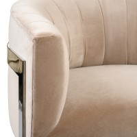 Кресло Vivienne TIMELESS SALE, FRATELLI BARRI (серый, серебристый, арт. FB.ACH.VV.25)