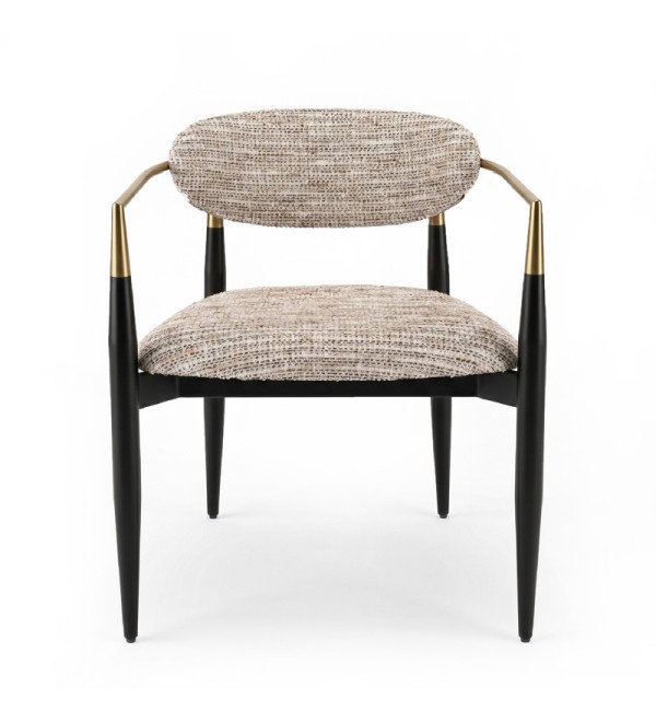 Стул CHAIRS, FRATELLI BARRI (чёрный, золотой, арт. FB.CH.CHR.2)