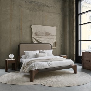 Кровать с решеткой TISHINA by Sergey Tregubov, MOD INTERIORS (дерево)