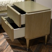 Прикроватная тумбочка RIMINI, FRATELLI BARRI (серебристый, арт. FB.BST.RIM.237)