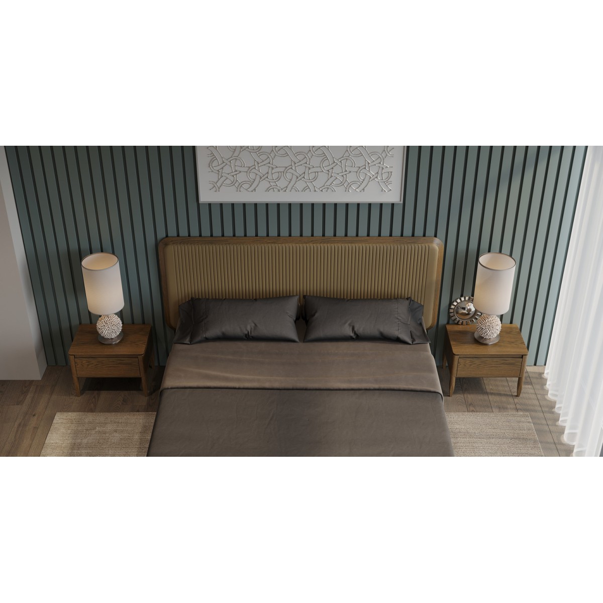 Прикроватная тумбочка PATERNA, MOD INTERIORS (дерево, арт. MDI.BST.PN.17)