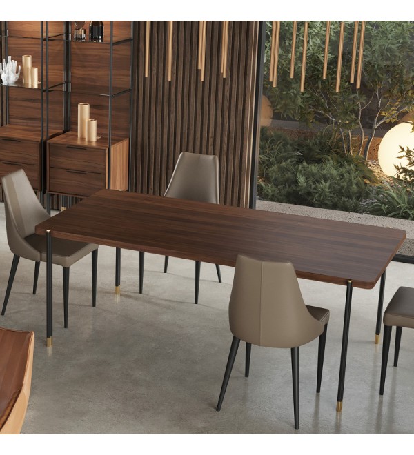 Обеденный стол BENISSA, MOD INTERIORS (чёрный, дерево)