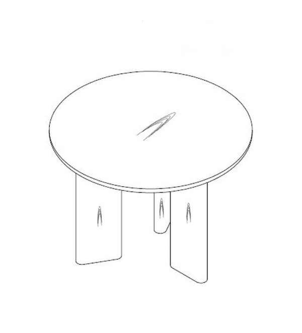 Приставной столик PETRA, MOD INTERIORS (бежевый)