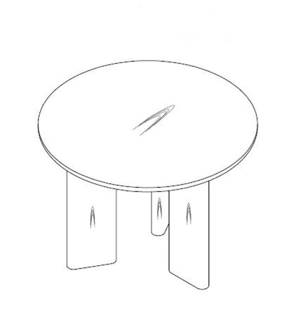 Приставной столик PETRA, MOD INTERIORS (бежевый)