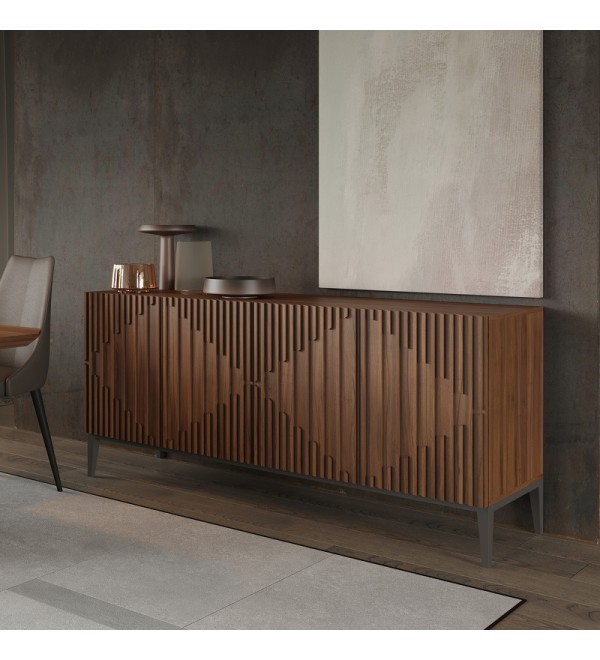 Буфет MENORCA, MOD INTERIORS (серый, дерево)