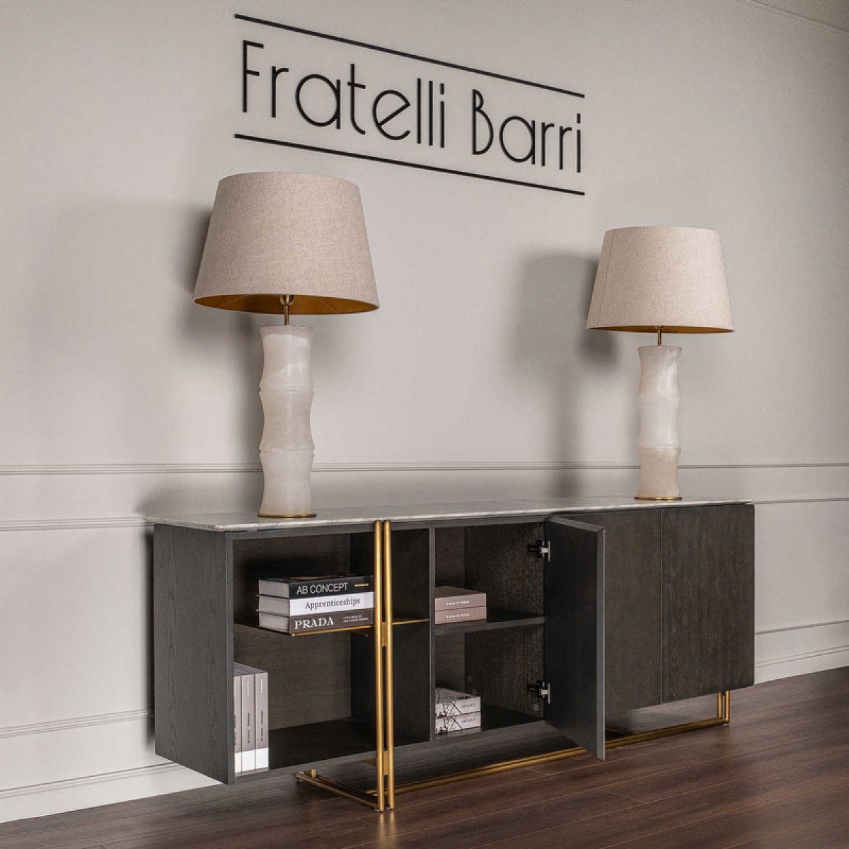 Буфет EMOTION SALE, FRATELLI BARRI (дерево, серый)