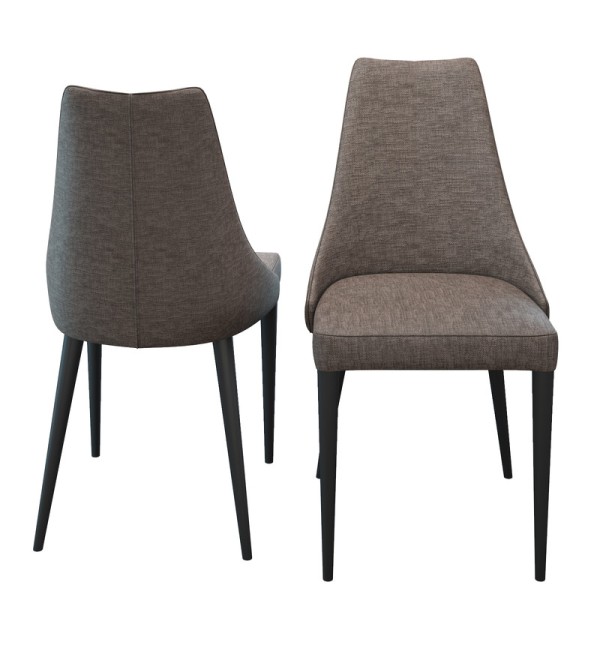 Стул BENISSA, MOD INTERIORS (чёрный, арт. MDI.CH.BS.23)