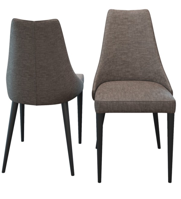 Стул BENISSA, MOD INTERIORS (чёрный, арт. MDI.CH.BS.23)