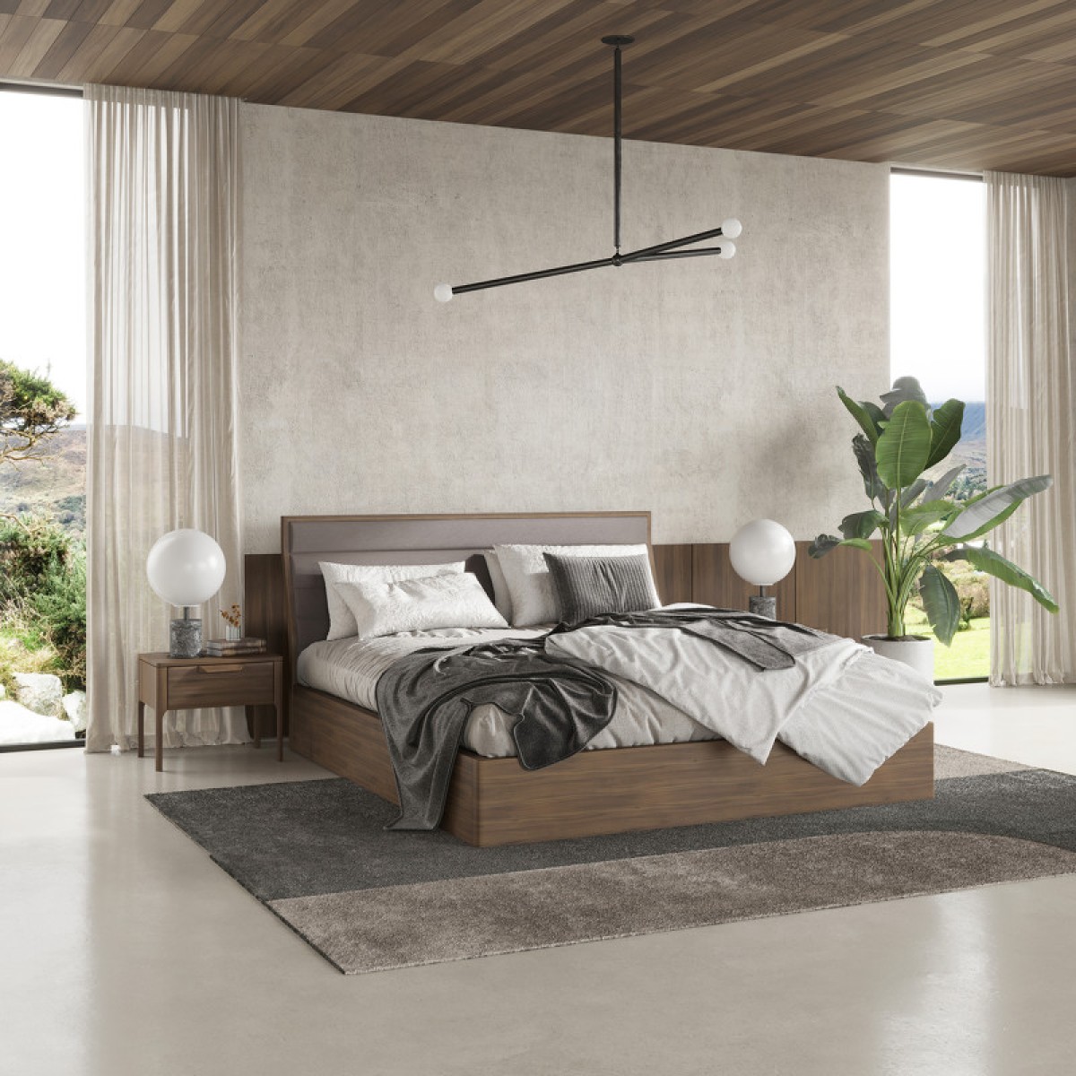 Кровать c подъемным механизмом RONDA, MOD INTERIORS