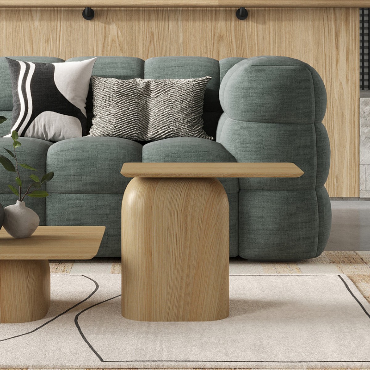 Приставной столик WABI SABI, MOD INTERIORS (дерево)