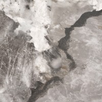 Кофейный столик Secret диам.40см x 54см, серый мрамор, металл, керамика