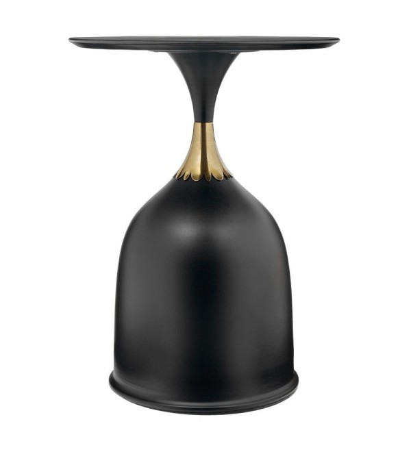 Кофейный столик Stupa диам.45см x 54см, чёрный, металл