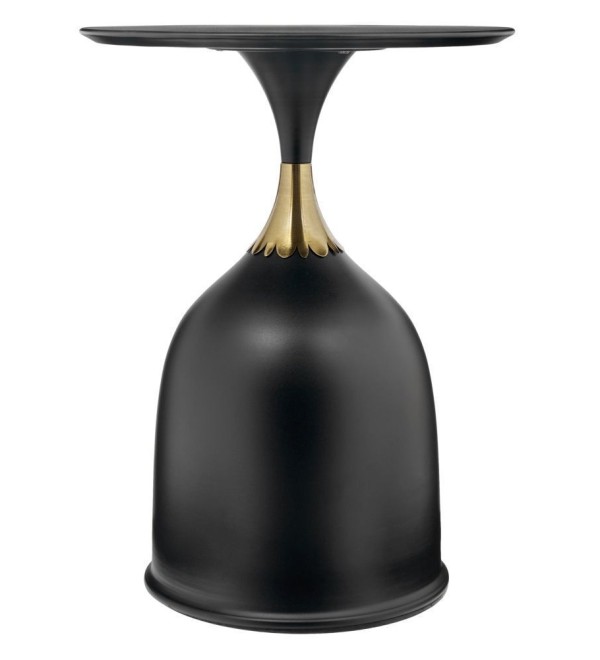Кофейный столик Stupa диам.45см x 54см, чёрный, металл