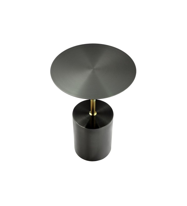 Кофейный столик Solid диам.40см x 58см, чёрный, металл