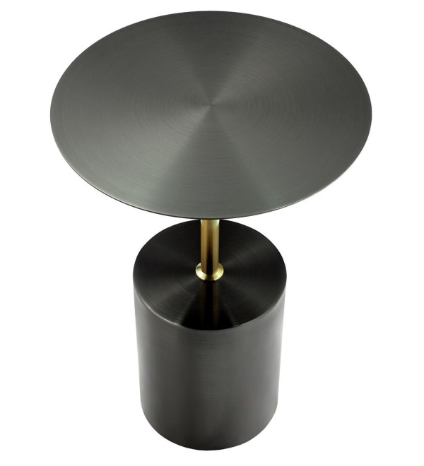 Кофейный столик Solid диам.40см x 58см, чёрный, металл