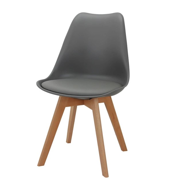 Комплект из 4-х стульев Eames Bon серый