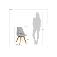 Стул Eames Bon латте