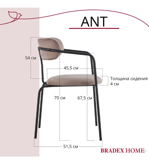 Стул Ant латте