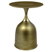 Кофейный столик Stupa диам.45см x 54см, латунь, металл