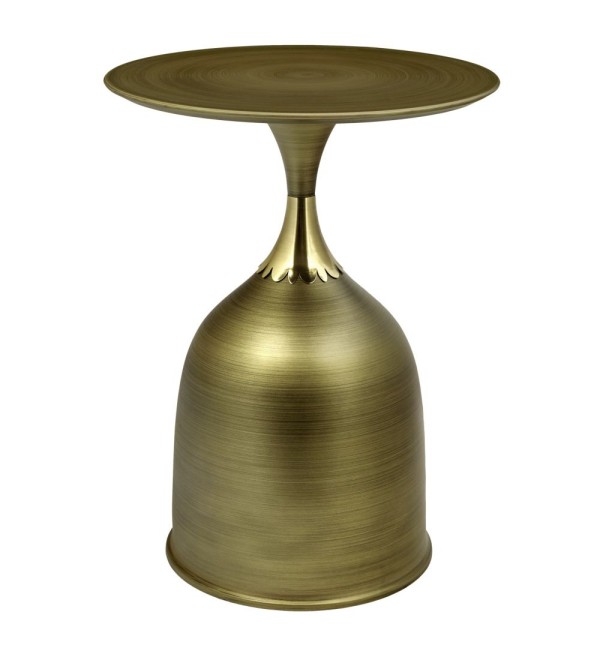 Кофейный столик Stupa диам.45см x 54см, латунь, металл