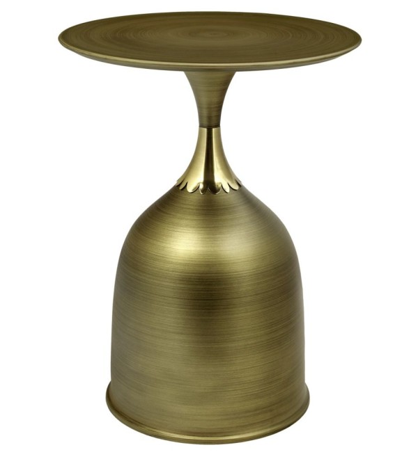 Кофейный столик Stupa диам.45см x 54см, латунь, металл