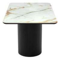 Стол Festa 140x85x77см, керамогранит Calacatte gold