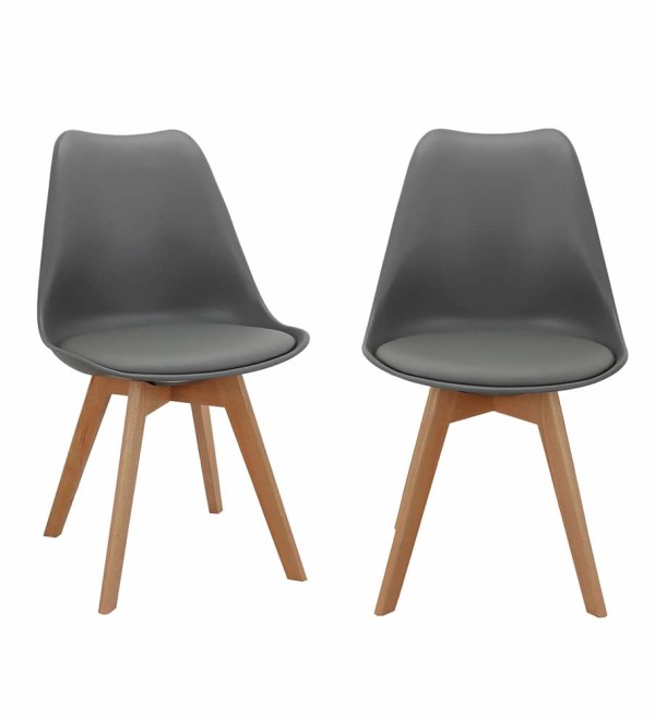 Комплект из 2-х стульев Eames Bon серый