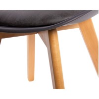 Комплект из 2-х стульев Eames Bon чёрный