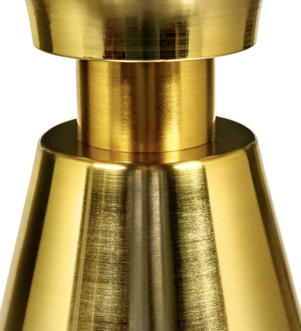 Кофейный столик Atlant диам.45см x 54см, золотой, металл, керамика