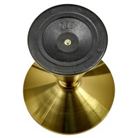 Кофейный столик Atlant диам.45см x 54см, золотой, металл, керамика