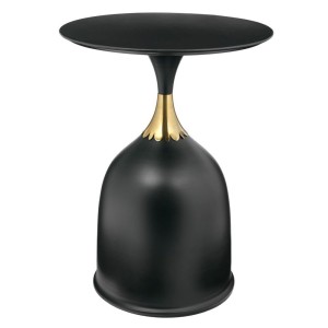 Кофейный столик Stupa диам.45см x 54см, чёрный, металл