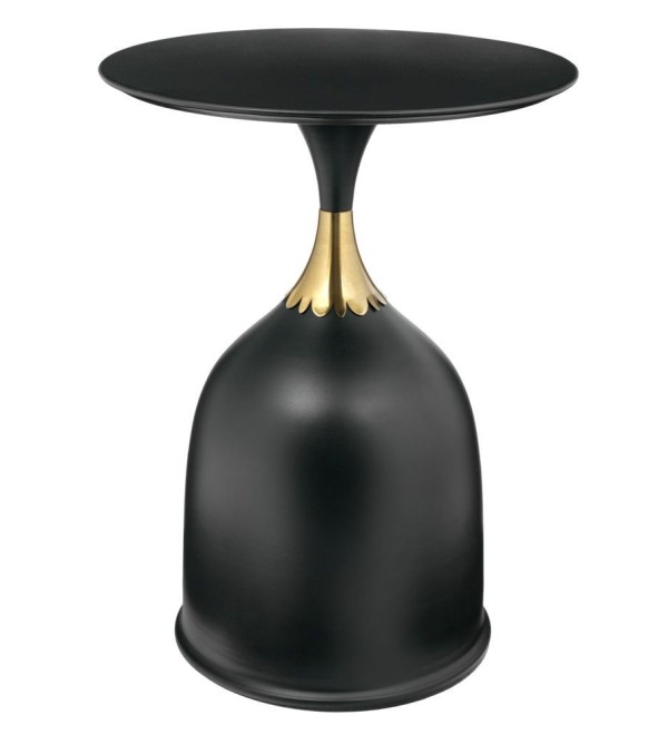 Кофейный столик Stupa диам.45см x 54см, чёрный, металл