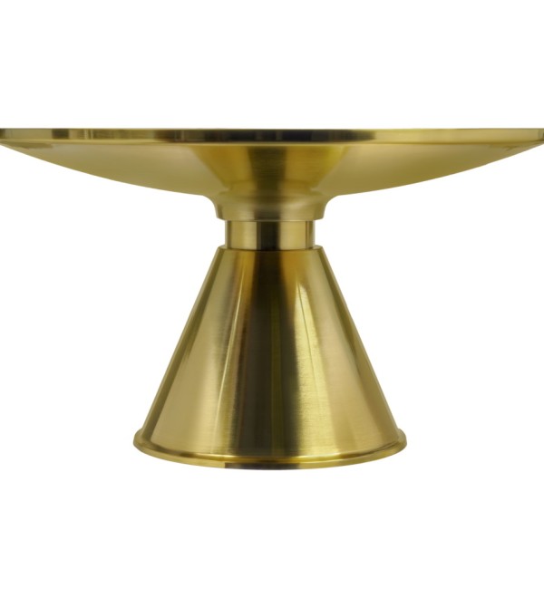 Кофейный столик Atlant диам.80см x 45см, золотой, металл, керамика