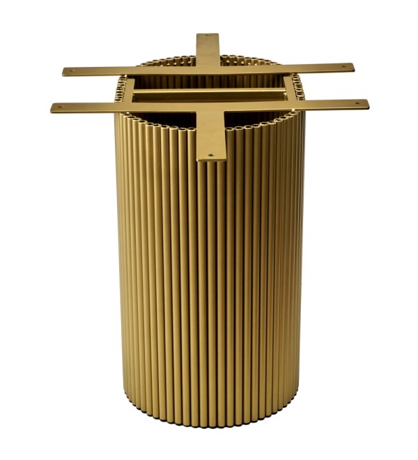 Стол Festa 140x85x77см, керамогранит Calacatte gold мрамор