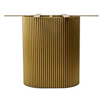 Стол Festa 140x85x77см, керамогранит Calacatte gold мрамор