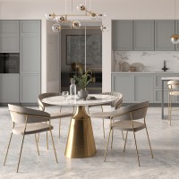 Комплект из 4-х стульев Turin чёрный с золотыми ножками
