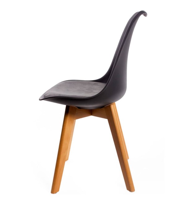 Комплект из 4-х стульев Eames Bon чёрный