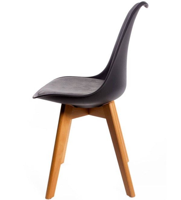 Комплект из 4-х стульев Eames Bon чёрный