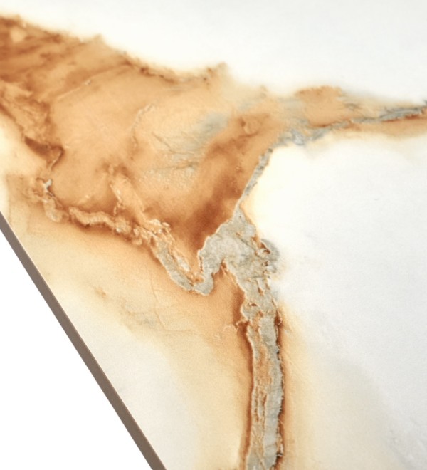 Стол Festa 140x85x77см, керамогранит Calacatte gold
