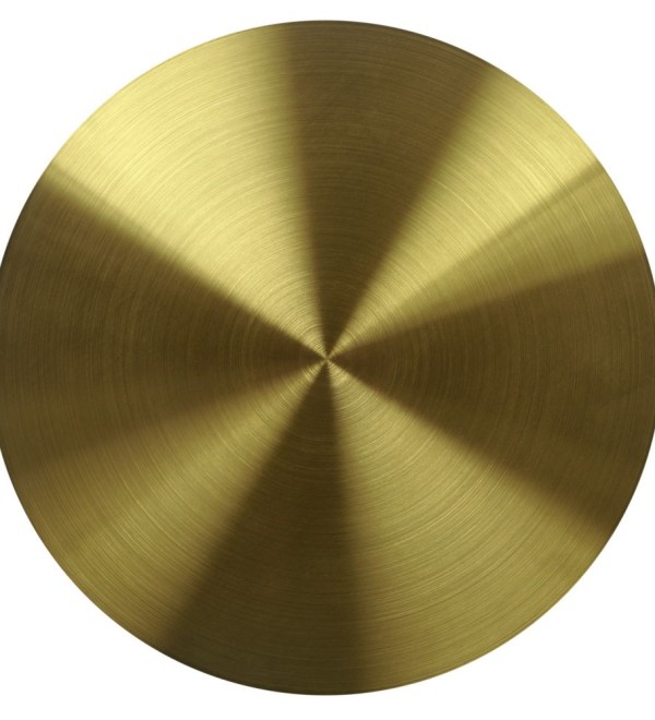 Кофейный столик Solid диам.40см x 58см, золотой, металл