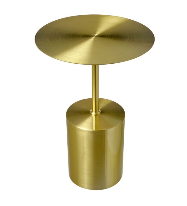 Кофейный столик Solid диам.40см x 58см, золотой, металл
