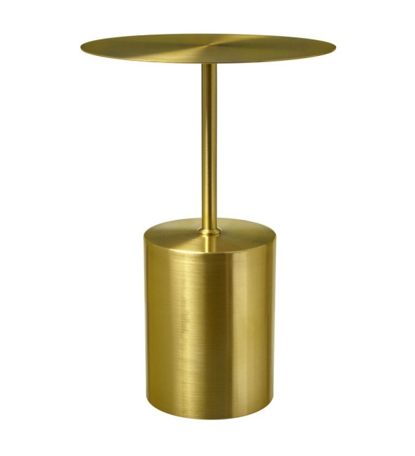 Кофейный столик Solid диам.40см x 58см, золотой, металл