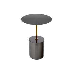 Кофейный столик Solid диам.40см x 58см, чёрный, металл