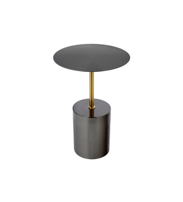 Кофейный столик Solid диам.40см x 58см, чёрный, металл