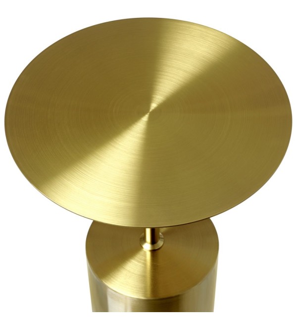 Кофейный столик Solid диам.40см x 58см, золотой, металл