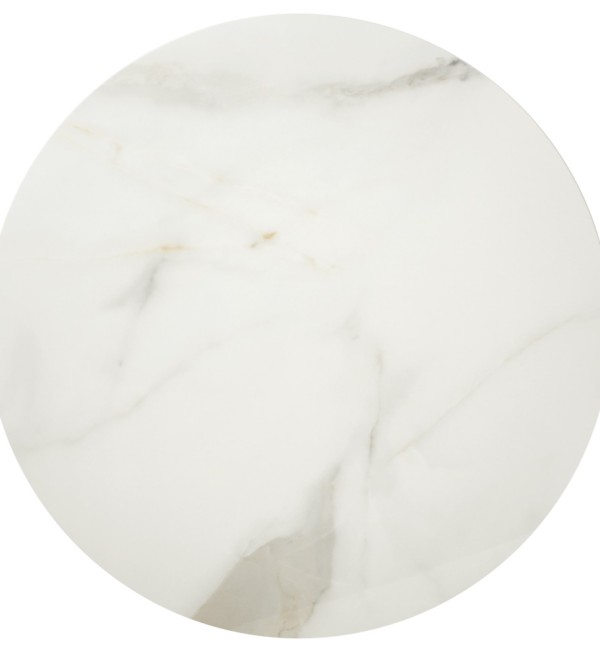 Кофейный столик Atlant диам.45см x 54см, золотой, металл, керамика