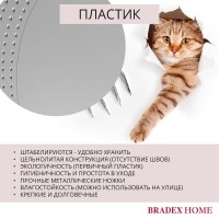 Стул Wave серый с черными ножками