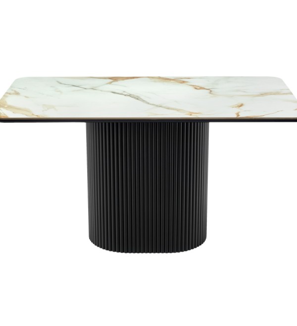 Стол Festa 140x85x77см, керамогранит Calacatte gold